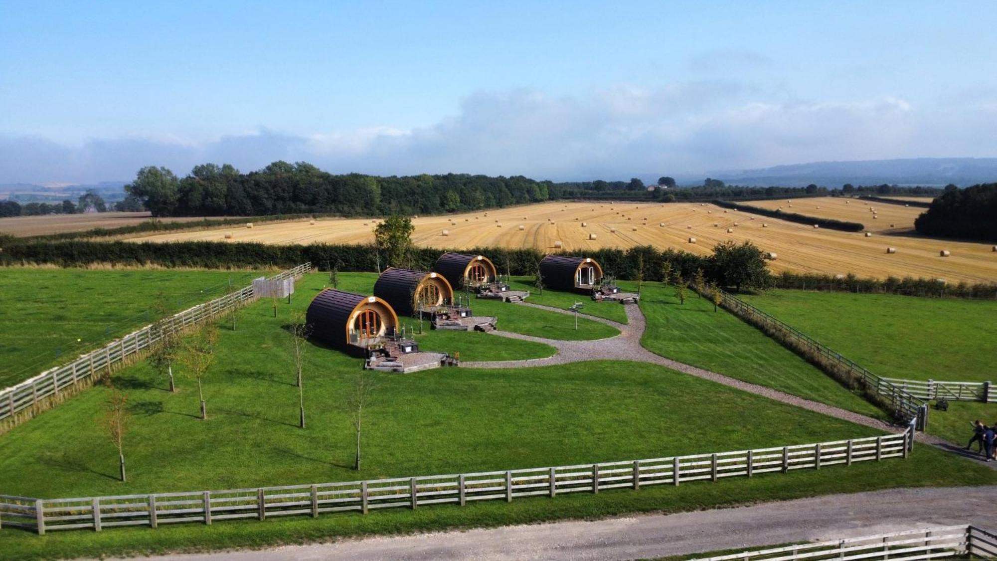 Villa Mingle Dale- Bugthorpe Grange Glamping Stamford Bridge Exterior foto